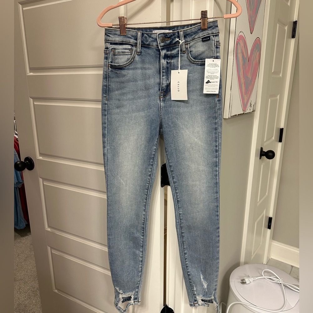 NWT high rise cello jeans